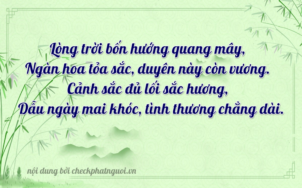 Bài thơ ý nghĩa cho <b>biển số 21A-10484</b> tại website checkphatnguoi.vn