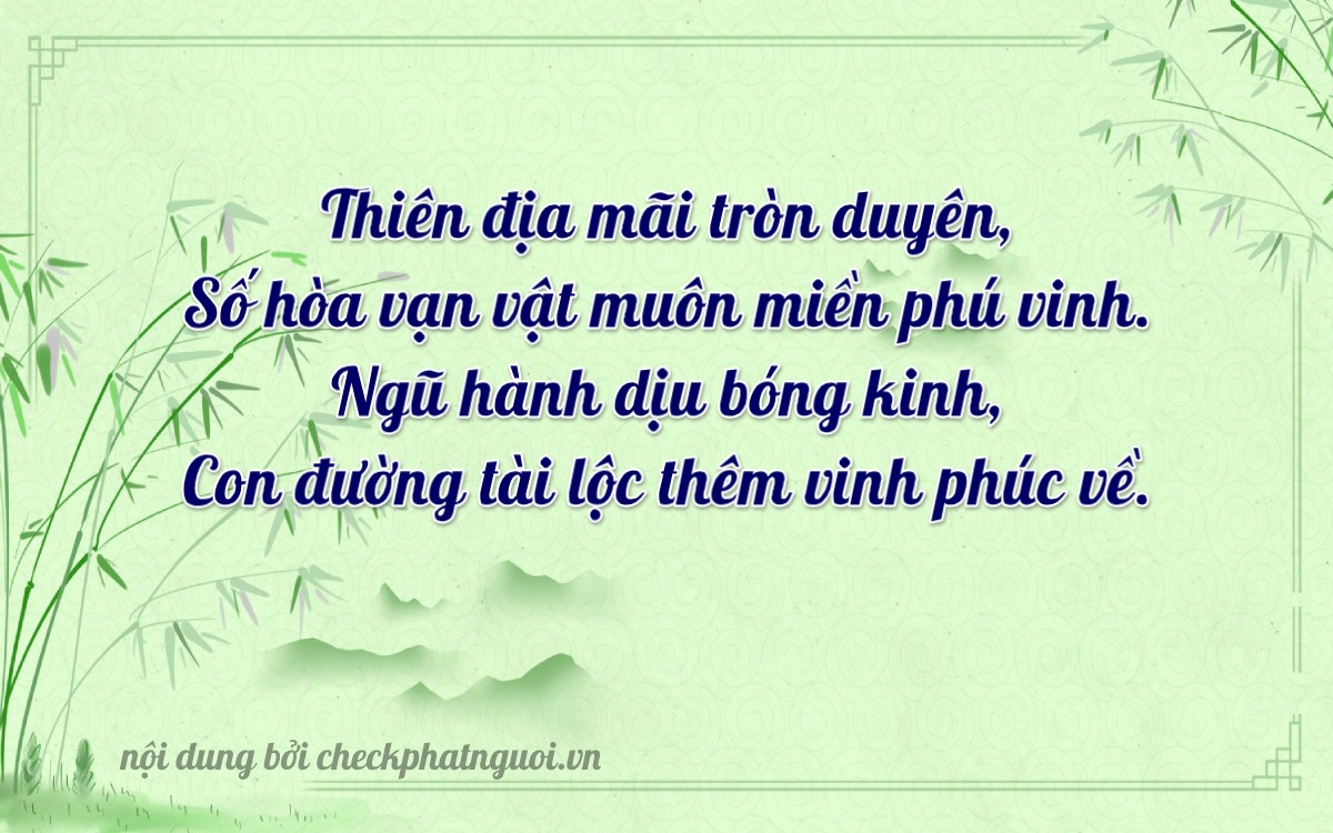 Bài thơ ý nghĩa cho <b>biển số 21A-12188</b> tại website checkphatnguoi.vn