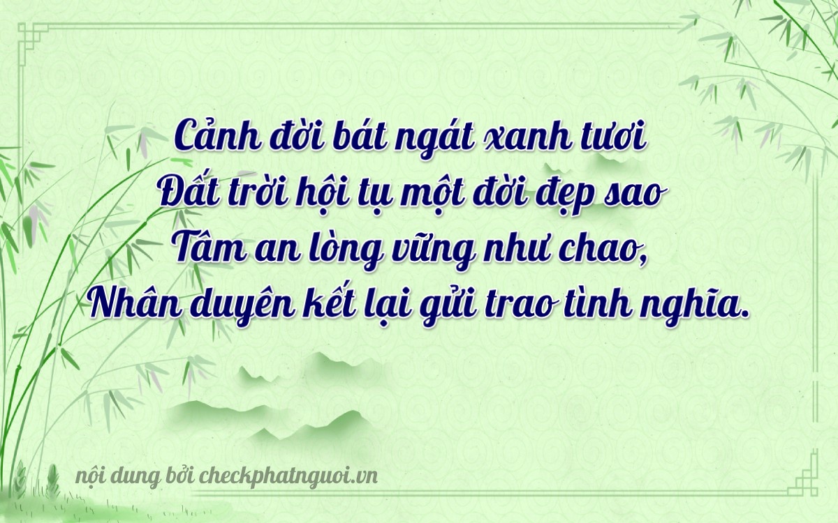 Bài thơ ý nghĩa cho <b>biển số 21A-12521</b> tại website checkphatnguoi.vn