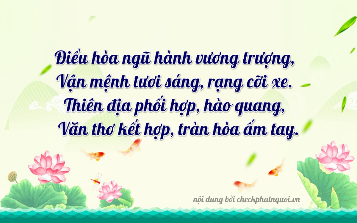 Bài thơ ý nghĩa cho <b>biển số 21A-14410</b> tại website checkphatnguoi.vn