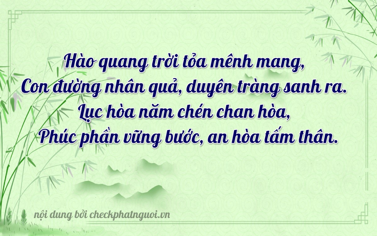 Bài thơ ý nghĩa cho <b>biển số 21A-14692</b> tại website checkphatnguoi.vn