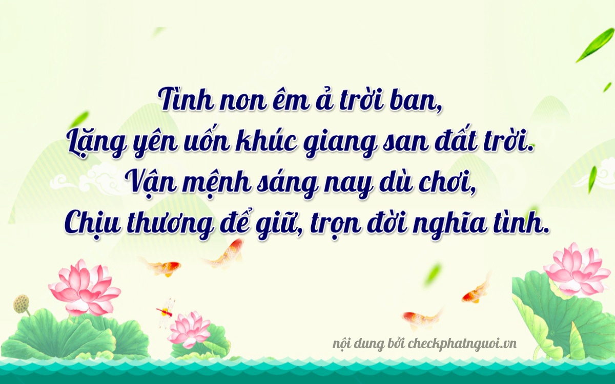 Bài thơ ý nghĩa cho <b>biển số 21B1-26469</b> tại website checkphatnguoi.vn