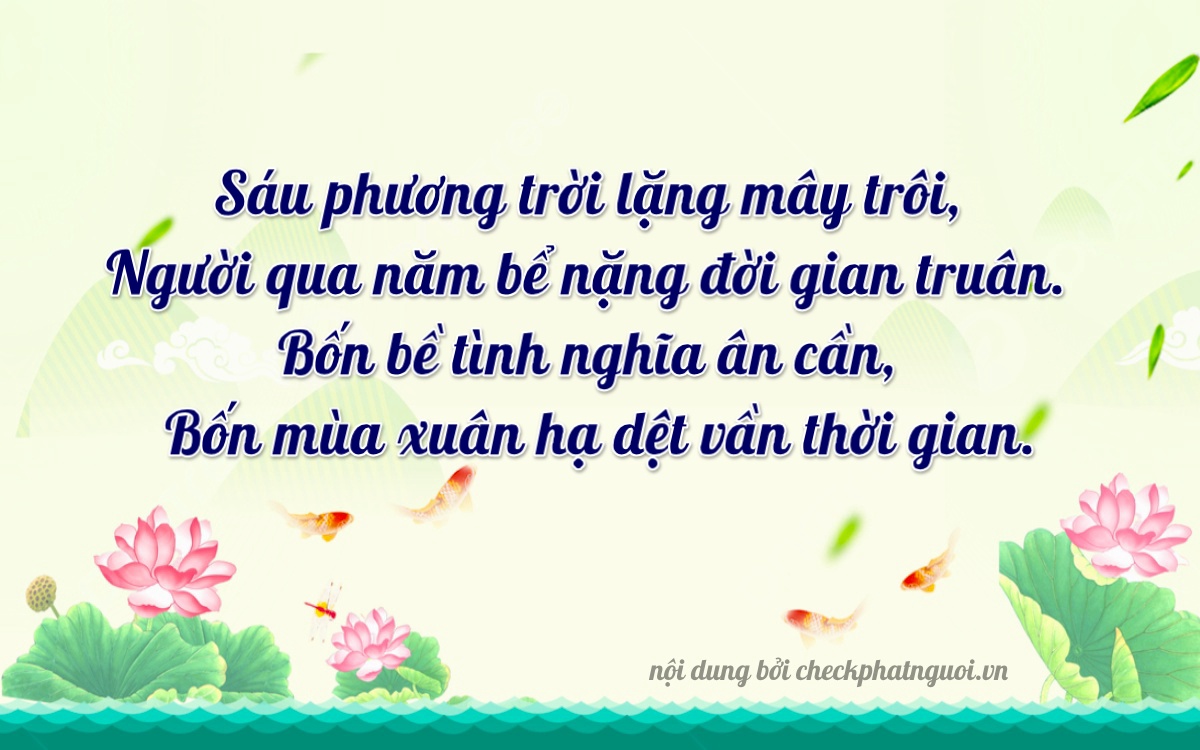 Bài thơ ý nghĩa cho <b>biển số 21C-06344</b> tại website checkphatnguoi.vn