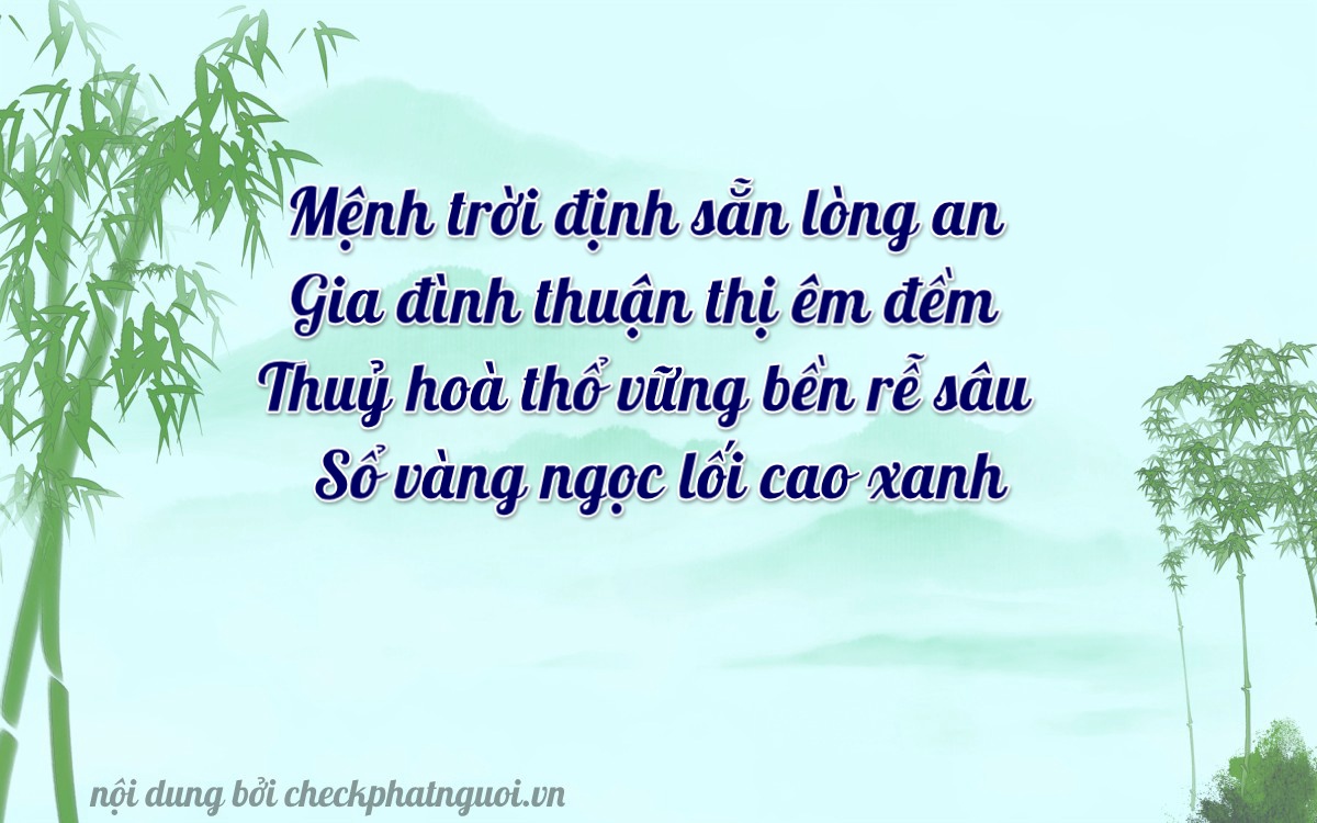Bài thơ ý nghĩa cho <b>biển số 21E-14013</b> tại website checkphatnguoi.vn