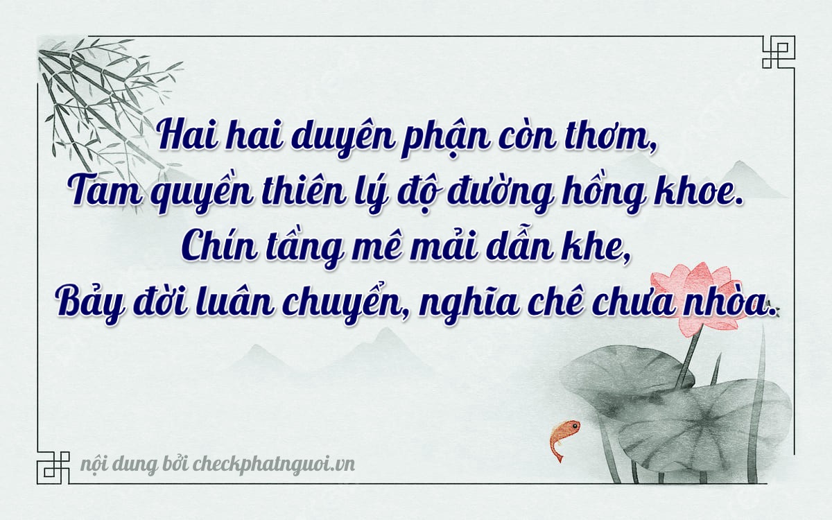 Bài thơ ý nghĩa cho <b>biển số 21GA-22397</b> tại website checkphatnguoi.vn