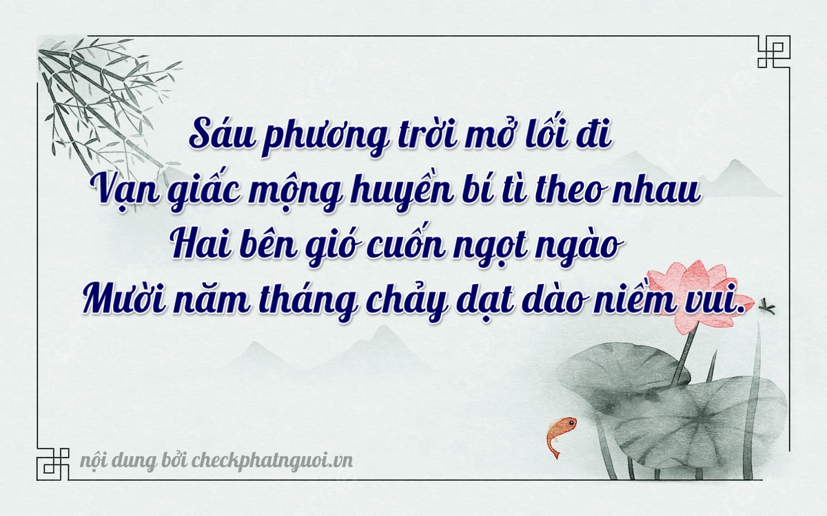 Bài thơ ý nghĩa cho <b>biển số 21LA-06213</b> tại website checkphatnguoi.vn