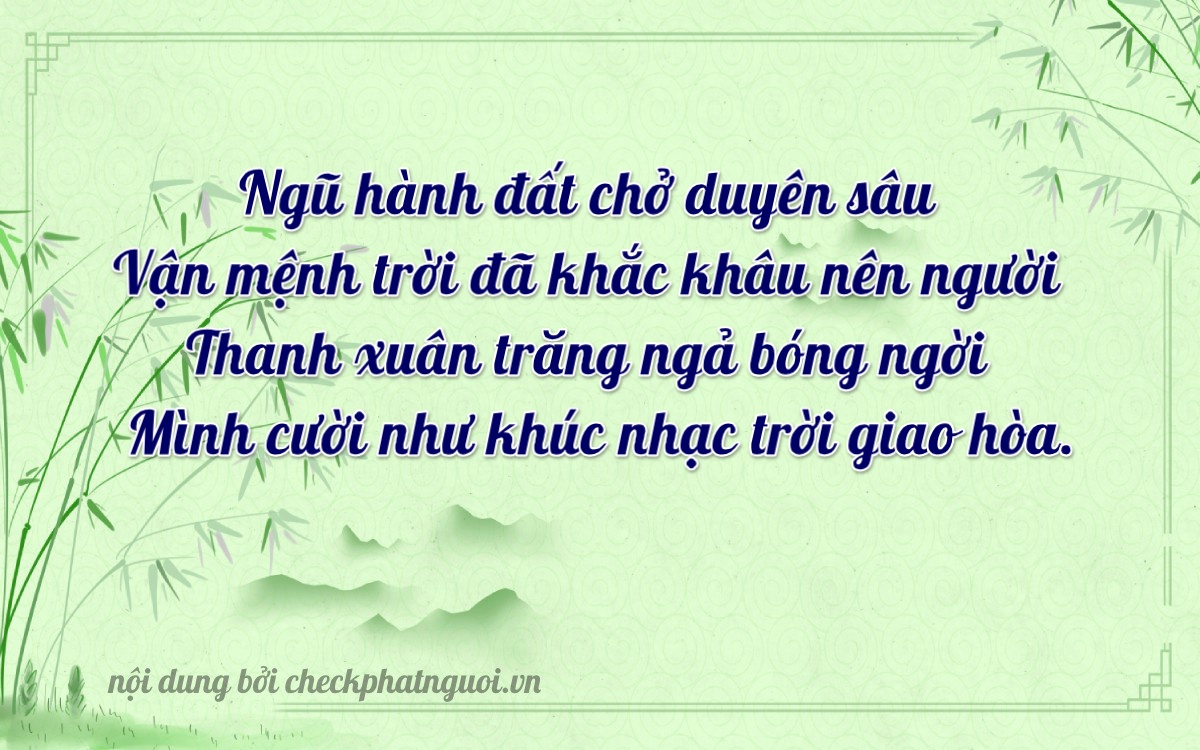 Bài thơ ý nghĩa cho <b>biển số 22156</b> tại website checkphatnguoi.vn