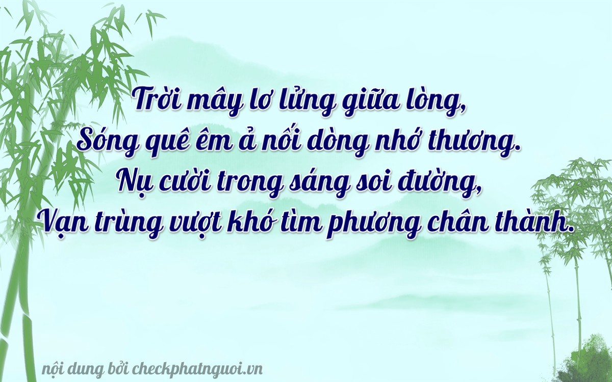 Bài thơ ý nghĩa cho <b>biển số 22598</b> tại website checkphatnguoi.vn