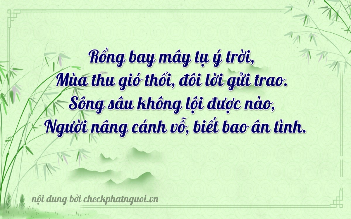 Bài thơ ý nghĩa cho <b>biển số 22627</b> tại website checkphatnguoi.vn