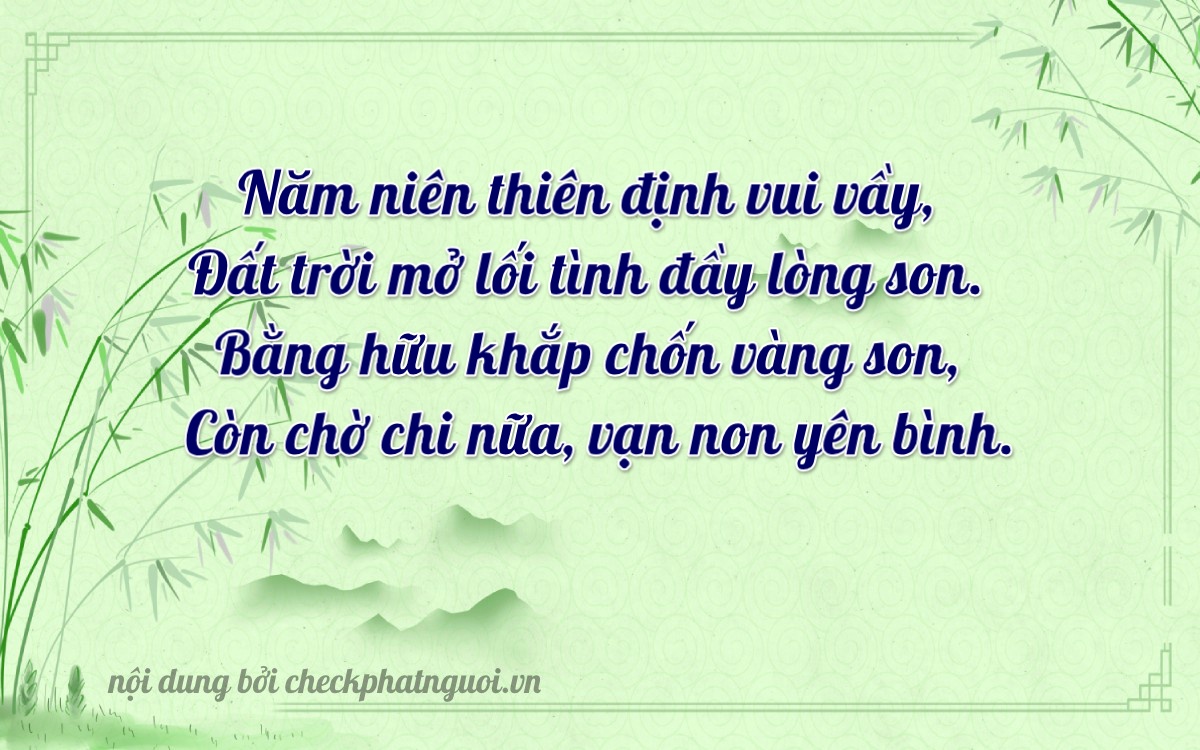 Bài thơ ý nghĩa cho <b>biển số 22968</b> tại website checkphatnguoi.vn