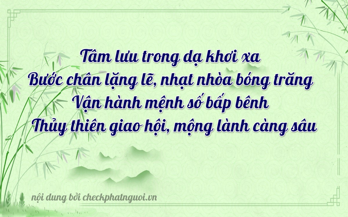 Bài thơ ý nghĩa cho <b>biển số 22A-23425</b> tại website checkphatnguoi.vn