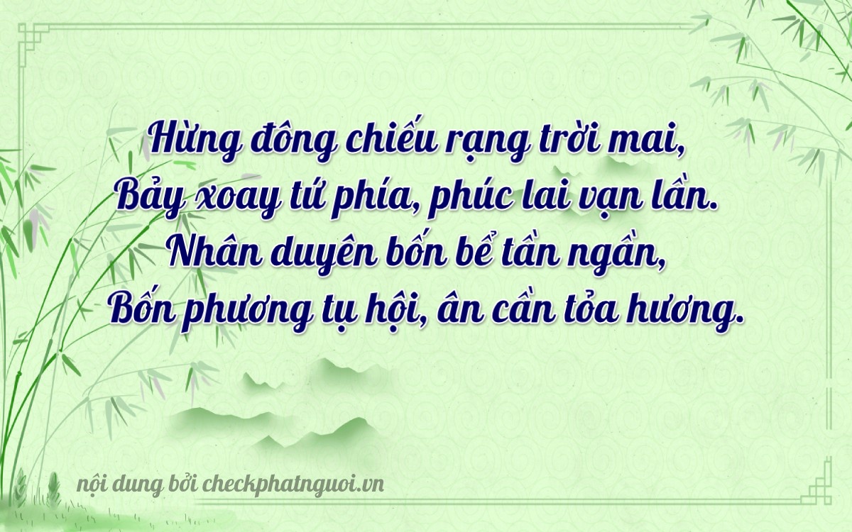 Bài thơ ý nghĩa cho <b>biển số 22A-24774</b> tại website checkphatnguoi.vn