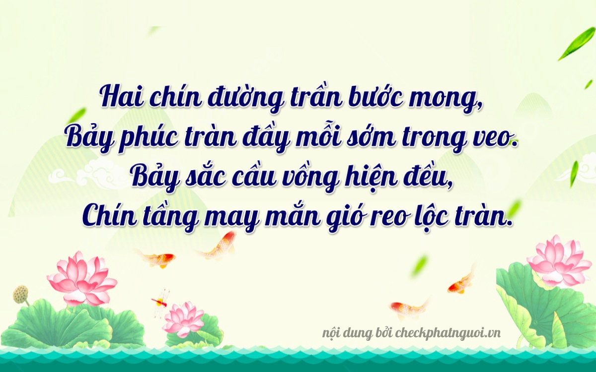 Bài thơ ý nghĩa cho <b>biển số 22A-29779</b> tại website checkphatnguoi.vn