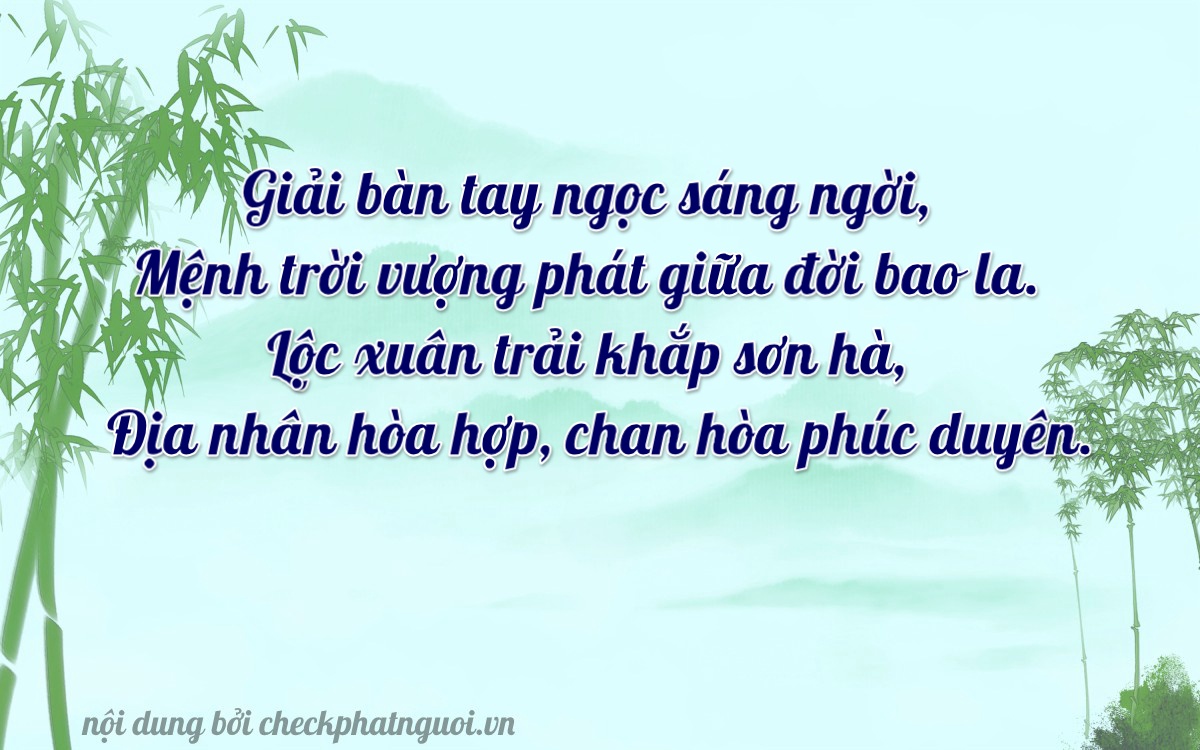 Bài thơ ý nghĩa cho <b>biển số 22A-36240</b> tại website checkphatnguoi.vn