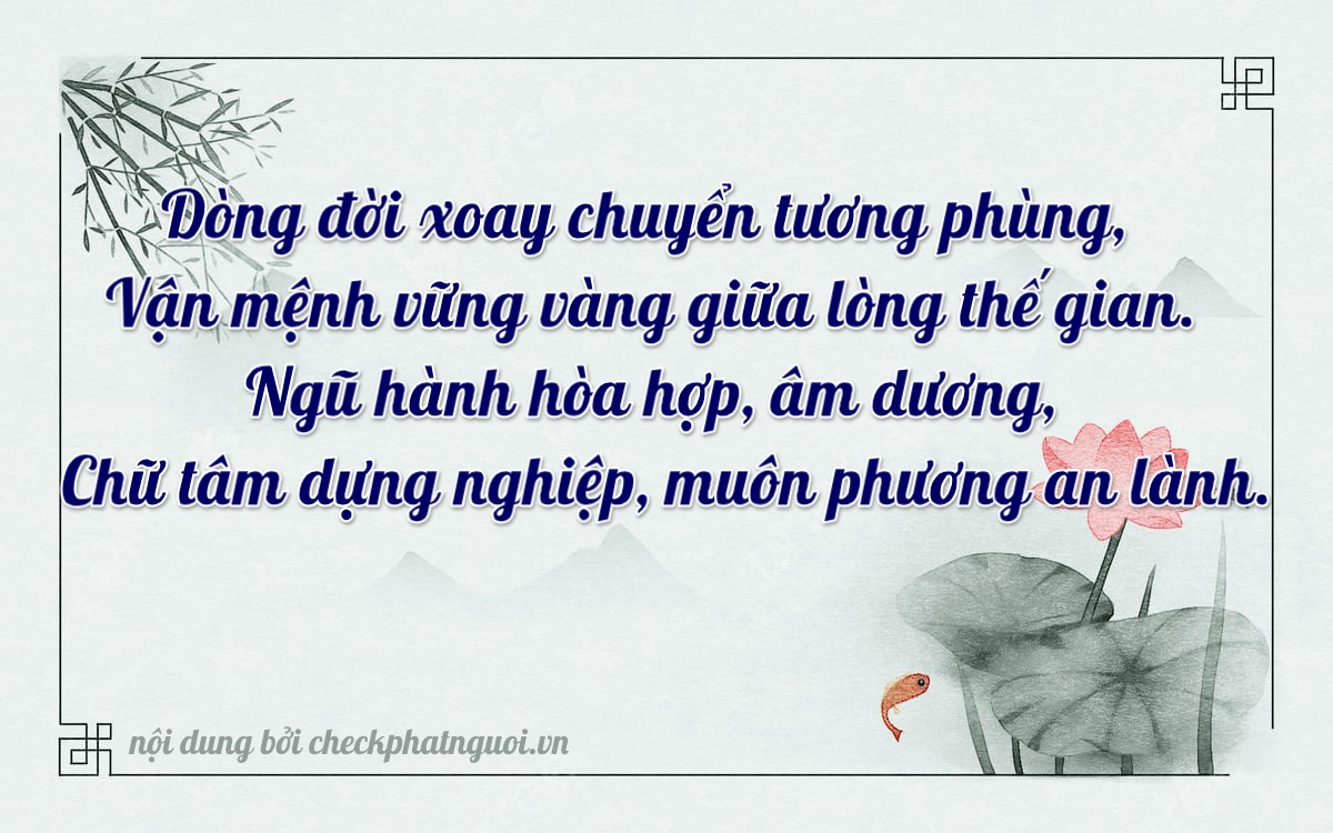 Bài thơ ý nghĩa cho <b>biển số 22A-36253</b> tại website checkphatnguoi.vn