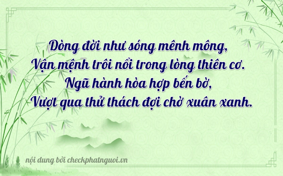 Bài thơ ý nghĩa cho <b>biển số 22B2-20644</b> tại website checkphatnguoi.vn
