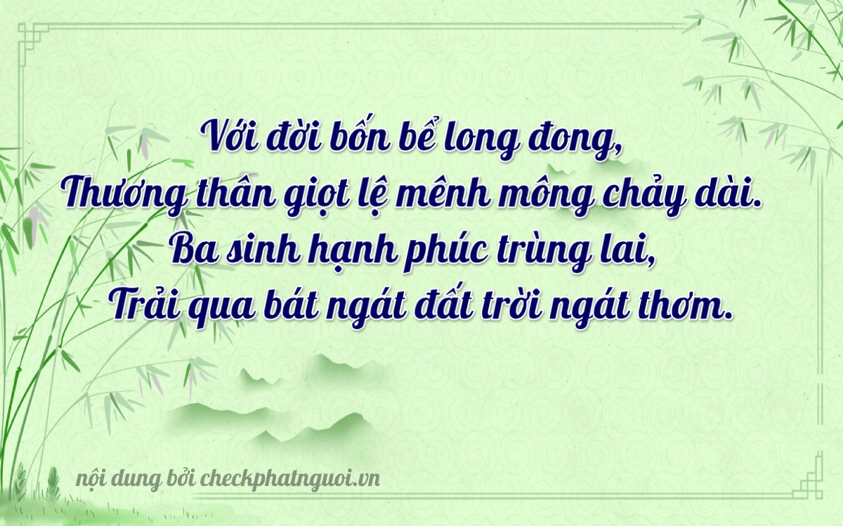 Bài thơ ý nghĩa cho <b>biển số 22B2-44338</b> tại website checkphatnguoi.vn