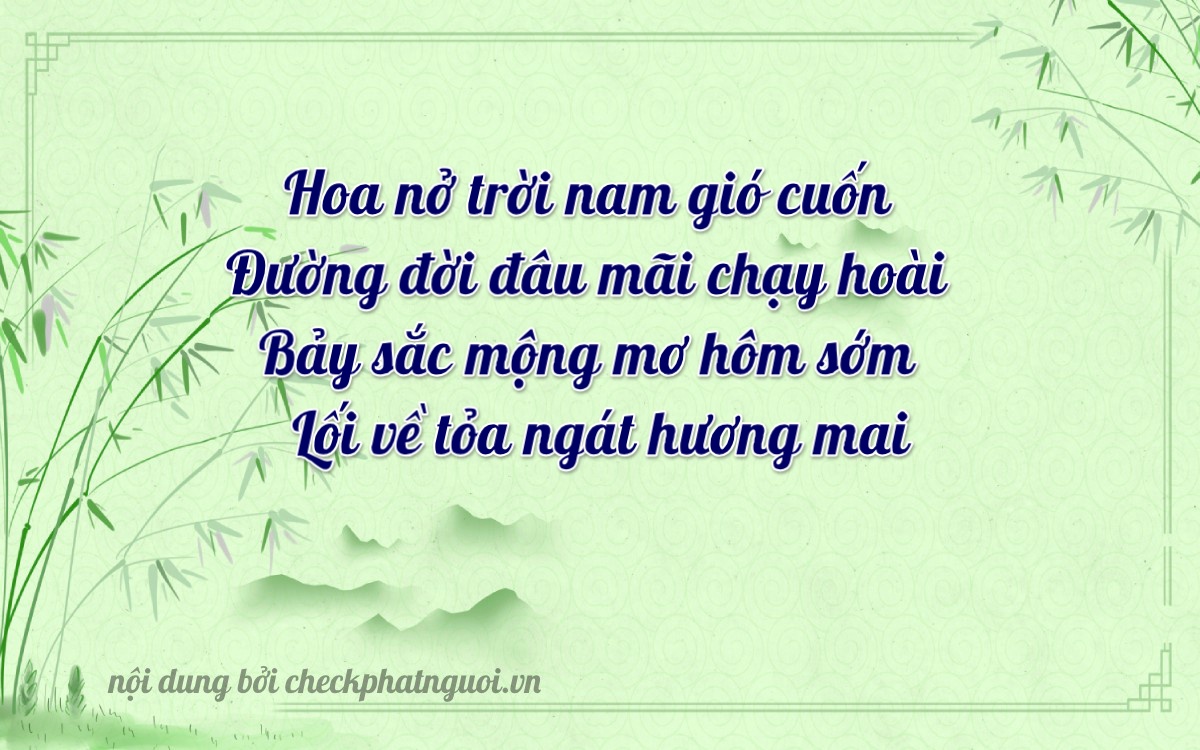 Bài thơ ý nghĩa cho <b>biển số 22B2-83740</b> tại website checkphatnguoi.vn