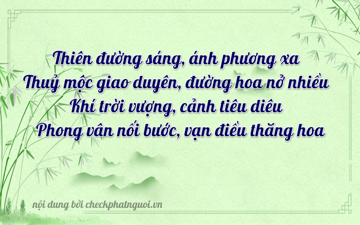 Bài thơ ý nghĩa cho <b>biển số 22E-00283</b> tại website checkphatnguoi.vn