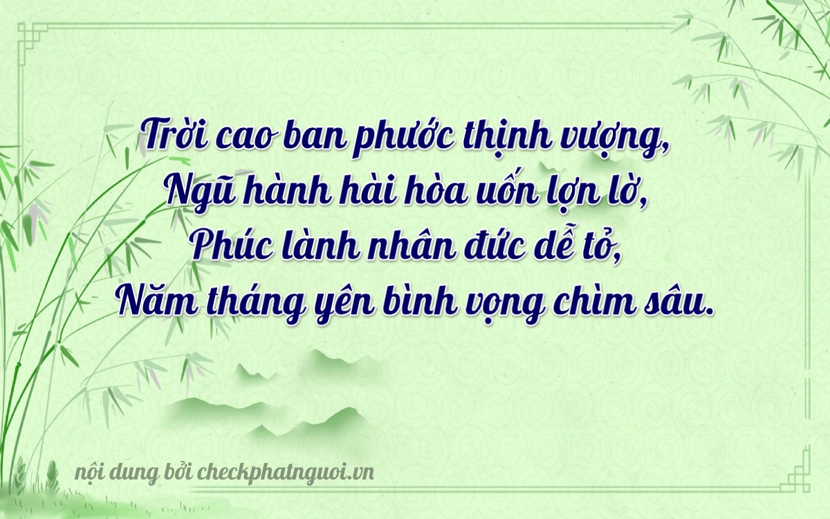 Bài thơ ý nghĩa cho <b>biển số 22F-00582</b> tại website checkphatnguoi.vn