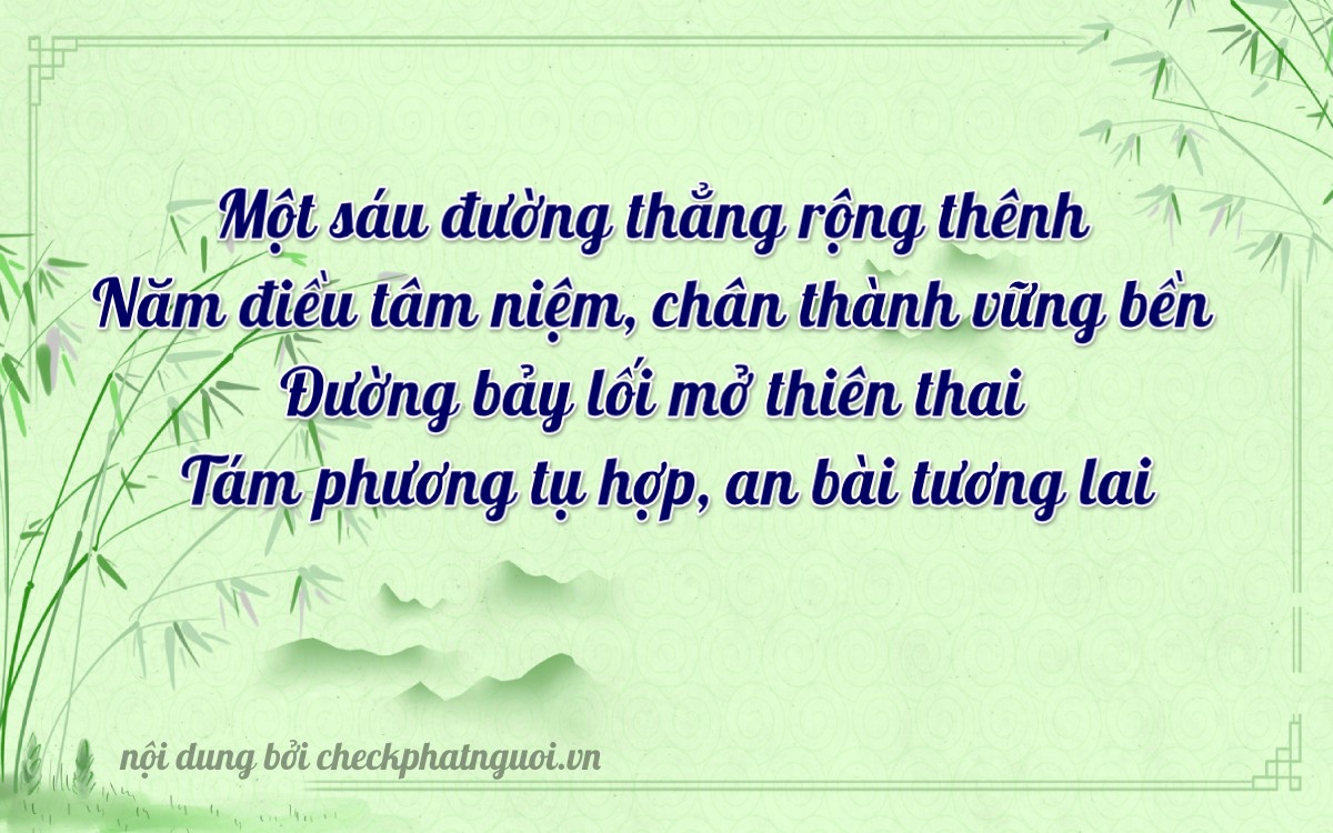 Bài thơ ý nghĩa cho <b>biển số 22F-15678</b> tại website checkphatnguoi.vn