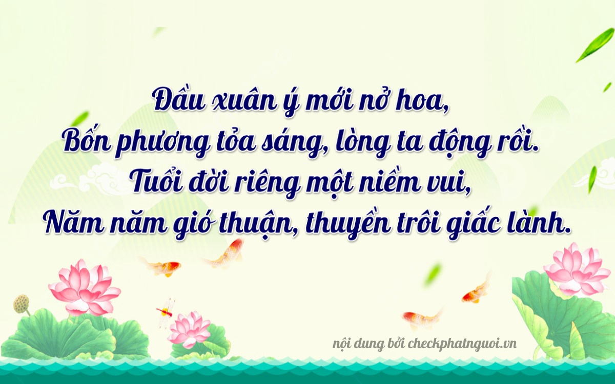 Bài thơ ý nghĩa cho <b>biển số 22SA-04235</b> tại website checkphatnguoi.vn