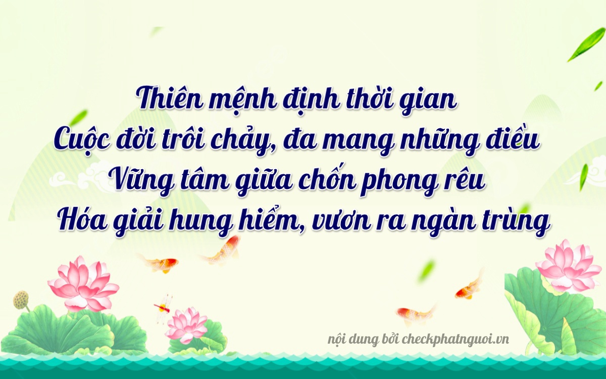 Bài thơ ý nghĩa cho <b>biển số 22TA-07007</b> tại website checkphatnguoi.vn