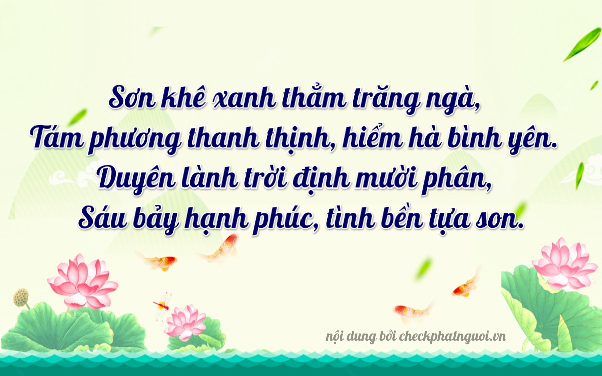 Bài thơ ý nghĩa cho <b>biển số 22TA-08167</b> tại website checkphatnguoi.vn