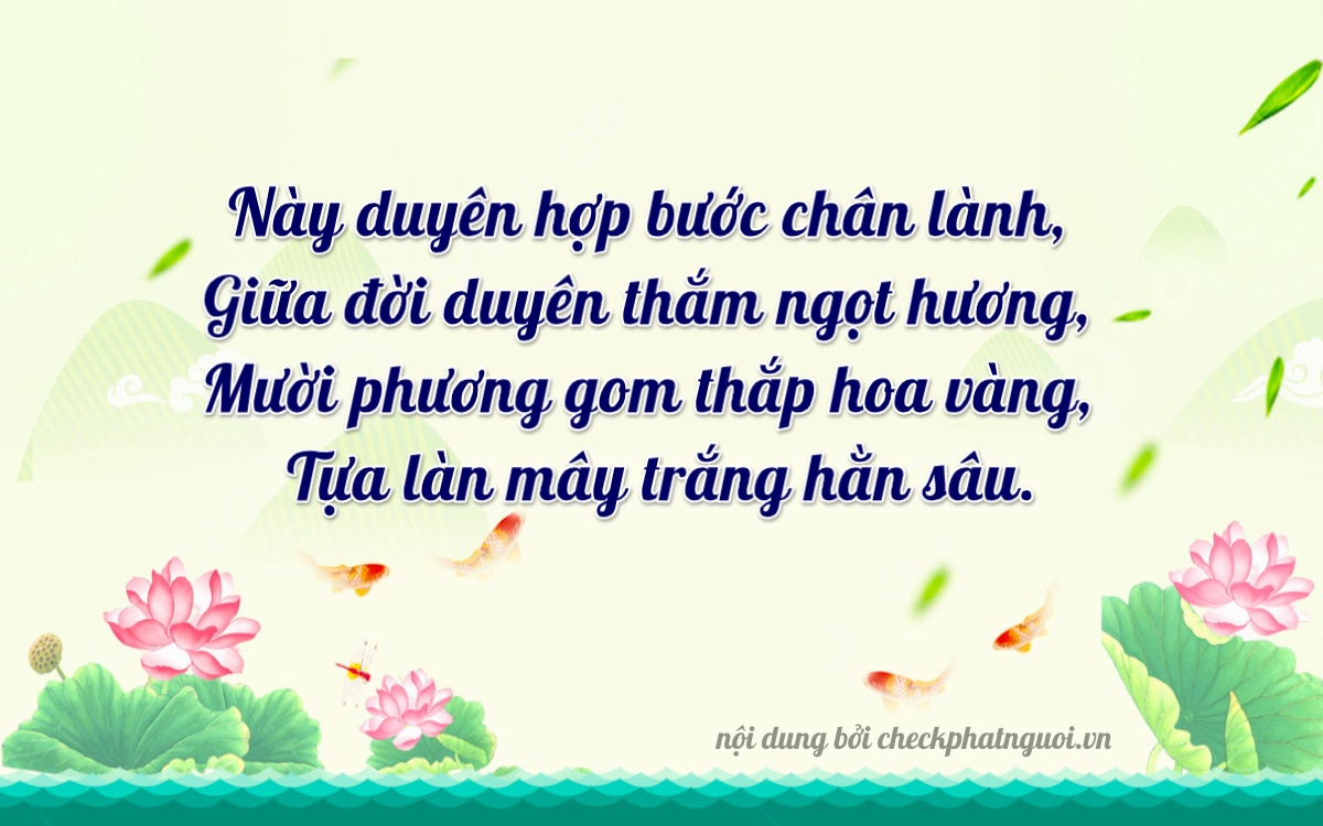 Bài thơ ý nghĩa cho <b>biển số 22Y1-23167</b> tại website checkphatnguoi.vn