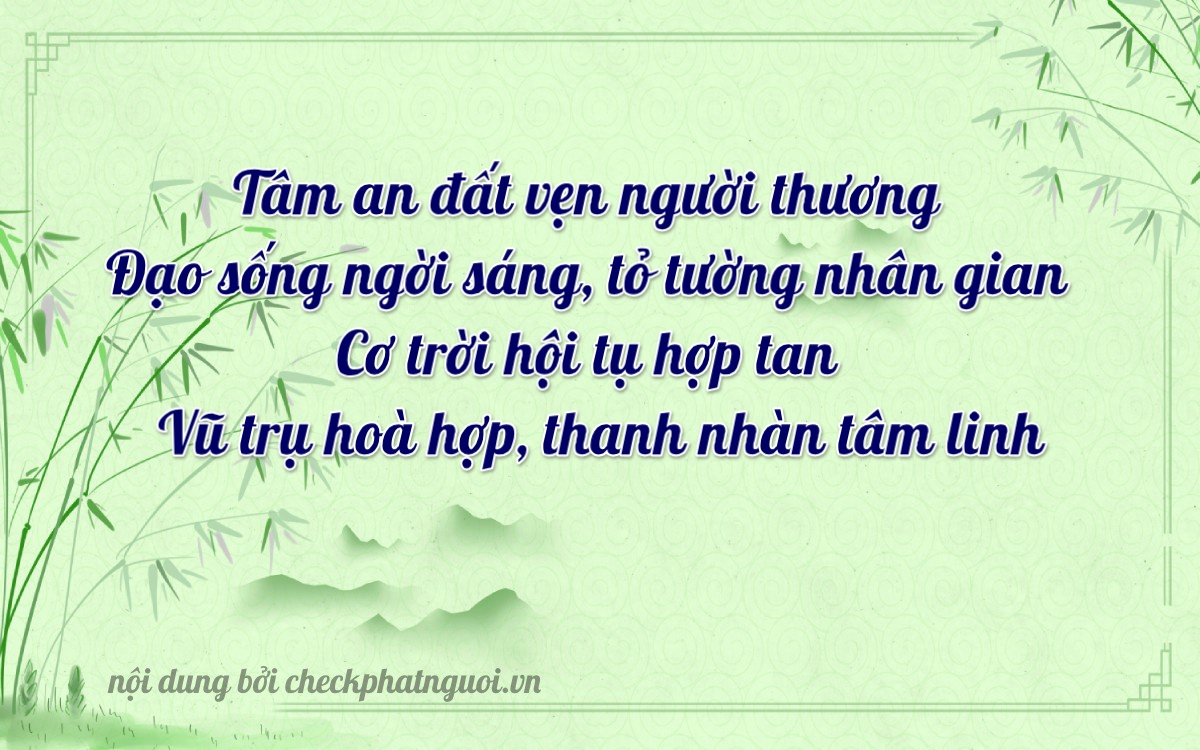 Bài thơ ý nghĩa cho <b>biển số 23242</b> tại website checkphatnguoi.vn