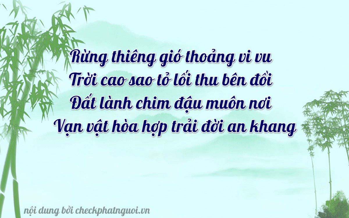 Bài thơ ý nghĩa cho <b>biển số 23300</b> tại website checkphatnguoi.vn