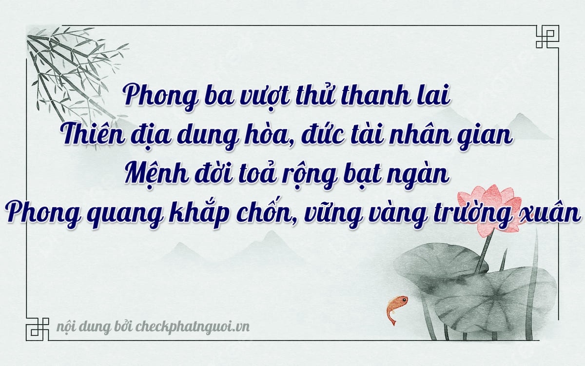 Bài thơ ý nghĩa cho <b>biển số 23729</b> tại website checkphatnguoi.vn