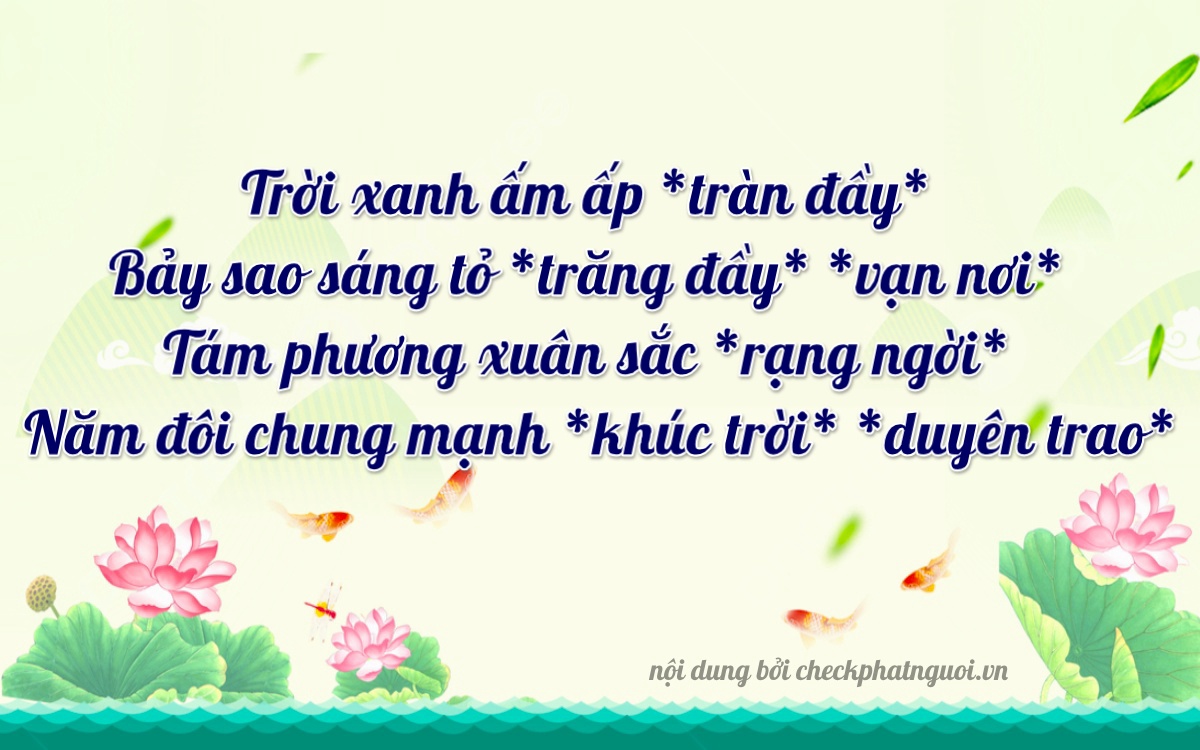 Bài thơ ý nghĩa cho <b>biển số 23A-07885</b> tại website checkphatnguoi.vn