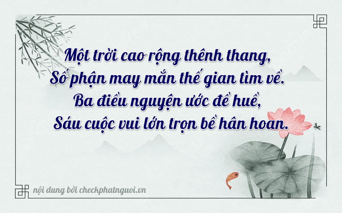 Bài thơ ý nghĩa cho <b>biển số 23A-10371</b> tại website checkphatnguoi.vn