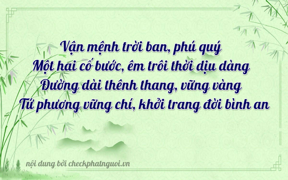 Bài thơ ý nghĩa cho <b>biển số 23A-11224</b> tại website checkphatnguoi.vn