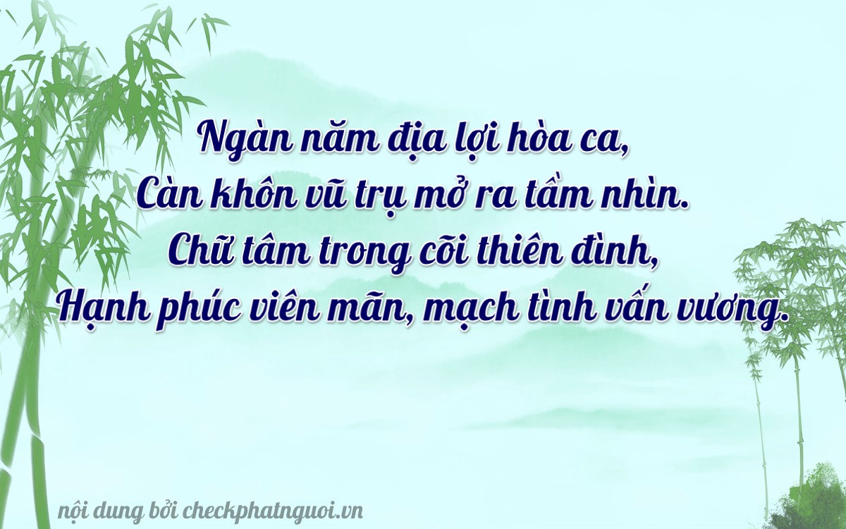 Bài thơ ý nghĩa cho <b>biển số 23B-01162</b> tại website checkphatnguoi.vn