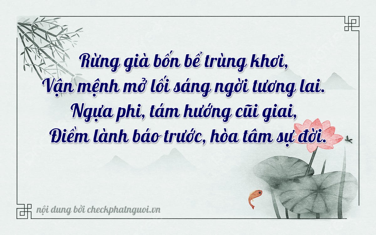 Bài thơ ý nghĩa cho <b>biển số 23D1-37480</b> tại website checkphatnguoi.vn