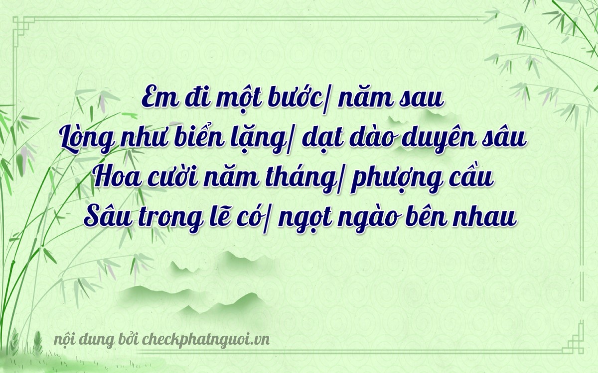 Bài thơ ý nghĩa cho <b>biển số 23D1-45561</b> tại website checkphatnguoi.vn