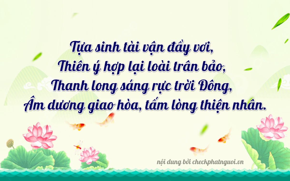 Bài thơ ý nghĩa cho <b>biển số 24434</b> tại website checkphatnguoi.vn