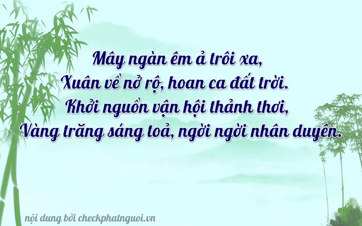 Bài thơ ý nghĩa cho <b>biển số 24500</b> tại website checkphatnguoi.vn