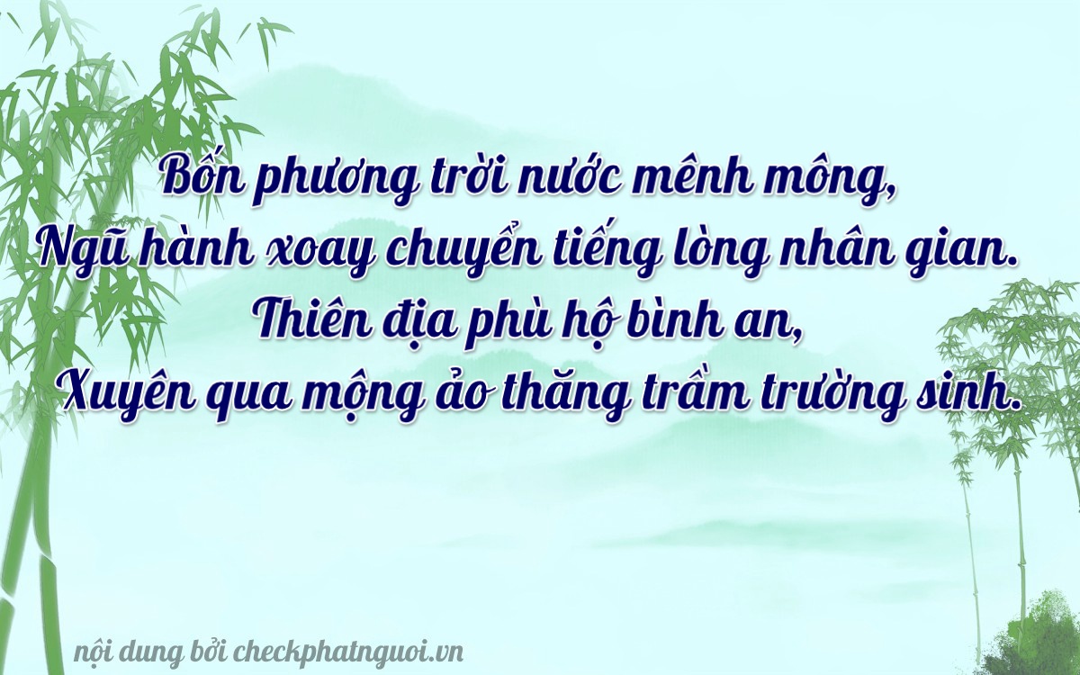 Bài thơ ý nghĩa cho <b>biển số 24917</b> tại website checkphatnguoi.vn