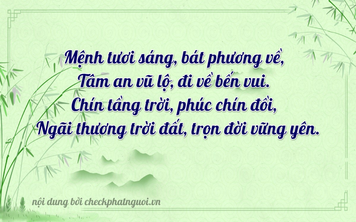 Bài thơ ý nghĩa cho <b>biển số 24A-00859</b> tại website checkphatnguoi.vn