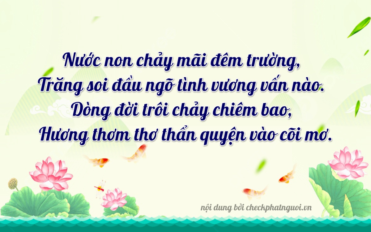 Bài thơ ý nghĩa cho <b>biển số 24A-21028</b> tại website checkphatnguoi.vn