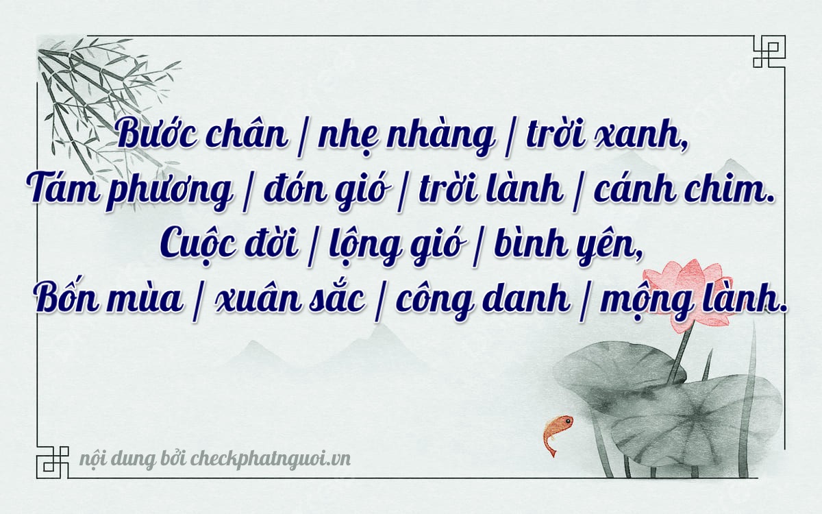 Bài thơ ý nghĩa cho <b>biển số 24A-26849</b> tại website checkphatnguoi.vn