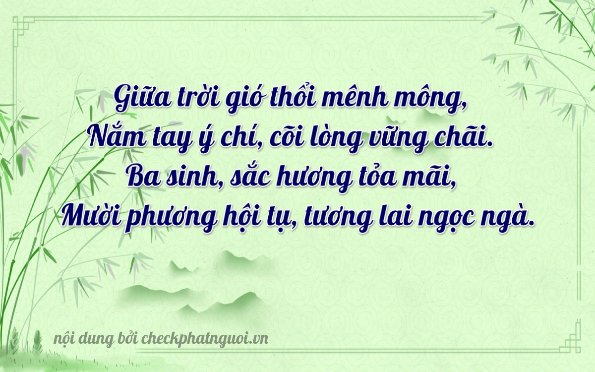 Bài thơ ý nghĩa cho <b>biển số 24C-09310</b> tại website checkphatnguoi.vn