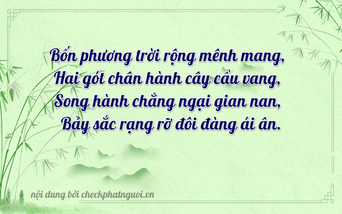 Bài thơ ý nghĩa cho <b>biển số 24C-12237</b> tại website checkphatnguoi.vn