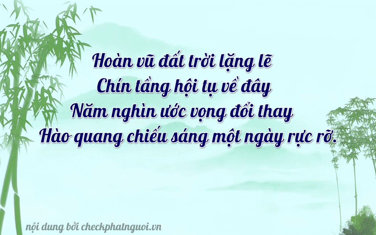 Bài thơ ý nghĩa cho <b>biển số 25552</b> tại website checkphatnguoi.vn