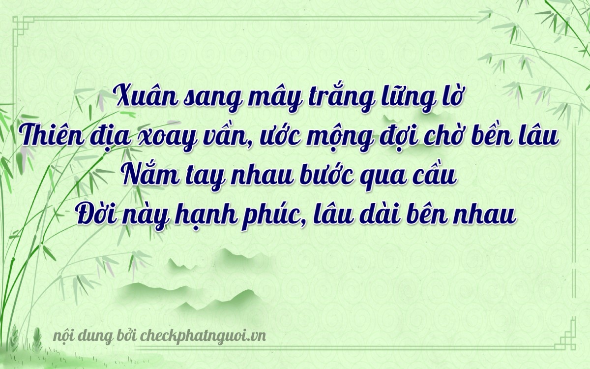 Bài thơ ý nghĩa cho <b>biển số 25914</b> tại website checkphatnguoi.vn