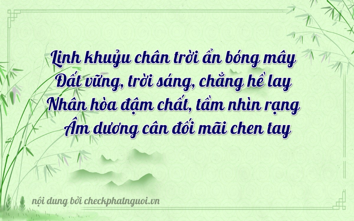 Bài thơ ý nghĩa cho <b>biển số 25A-03950</b> tại website checkphatnguoi.vn