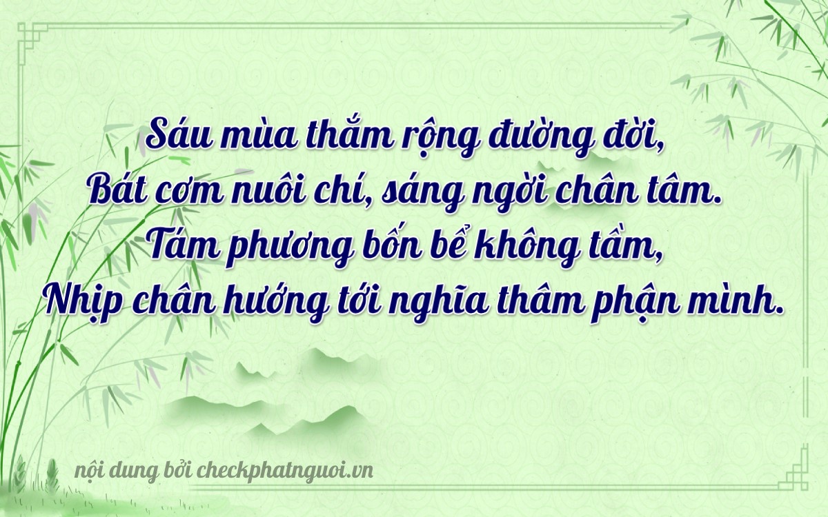 Bài thơ ý nghĩa cho <b>biển số 25A-06882</b> tại website checkphatnguoi.vn